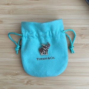 Tiffany & Co. Sterling Silver Elephant Charm Pendant